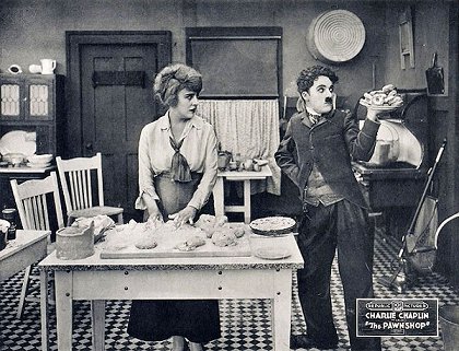 Chaplin odhadcem v zastavárně