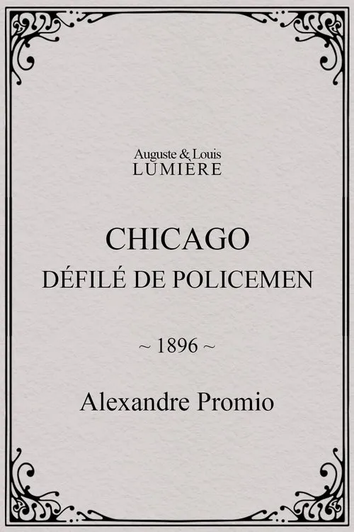Chicago défilé de policemen