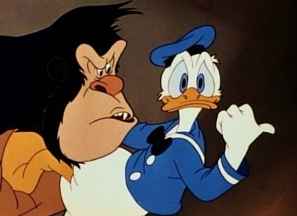 Kačer Donald a gorila