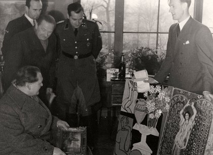 Renoir a dívka s modrou stuhou