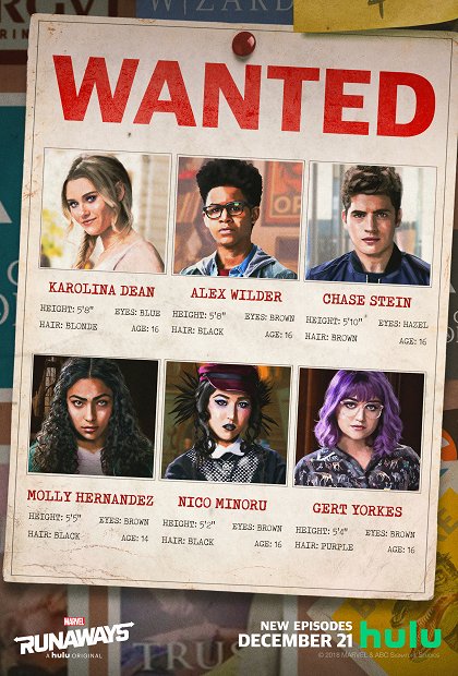 Runaways – Série 2