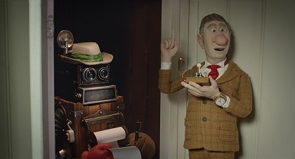 Sluník a Ludvík a sněhový stroj